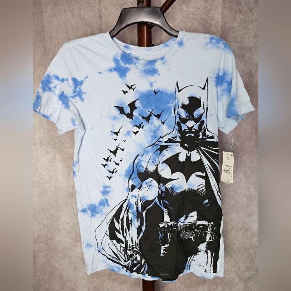 Men's Tie Dye Batman TEE XS‎